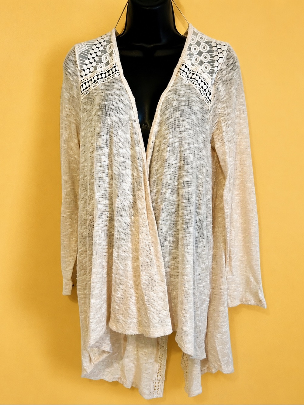 Blu Pepper for Anthropologie Ivory Duster Size L